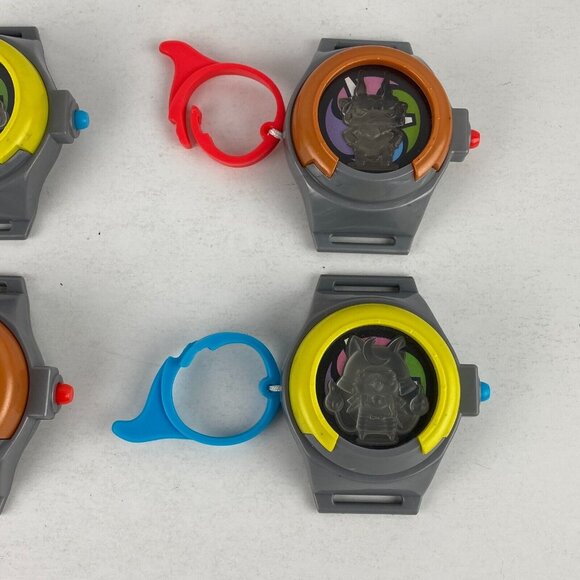 Level-5 McDonalds Toy Watches Yo-Kai Watches Lot Kids Pretend Play Clips On - Picture 4 of 7